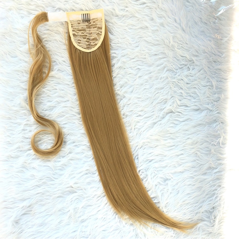 Hair extensions ponytail blonde
